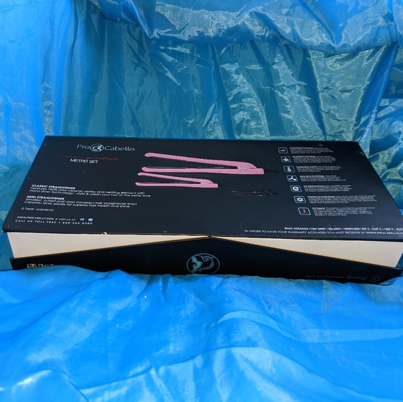 Pro Cabello Dual Hair Straightener Set NWT NEVER U - Picture 2 of 8